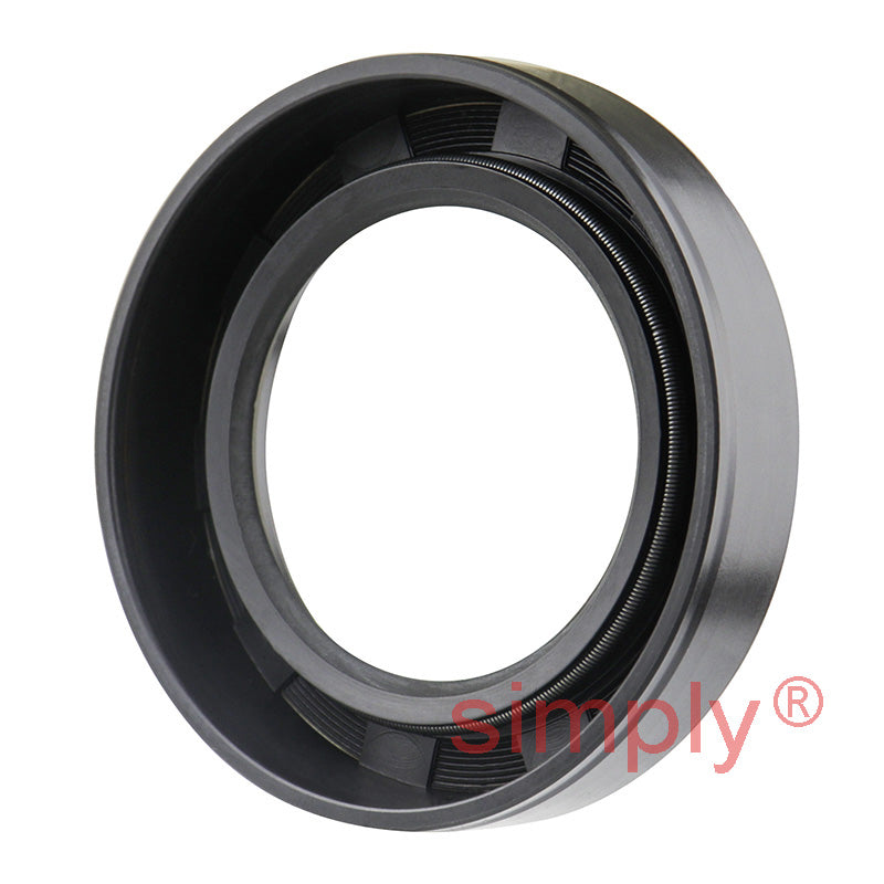 1.37x2.12x0.43 inch Nitrile Rubber Single Lip Rotary Shaft Oil Seal with Garter Spring R21 / SC