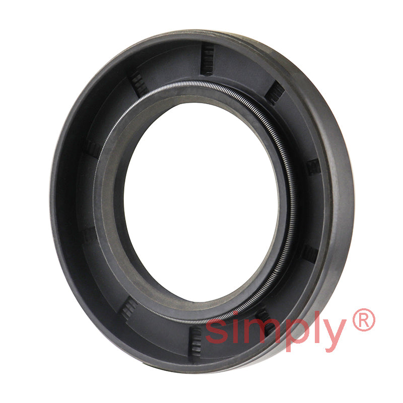 1.37x2.25x0.31 inch Nitrile Rubber Double Lip Rotary Shaft Oil Seal with Garter Spring R23 / TC Style