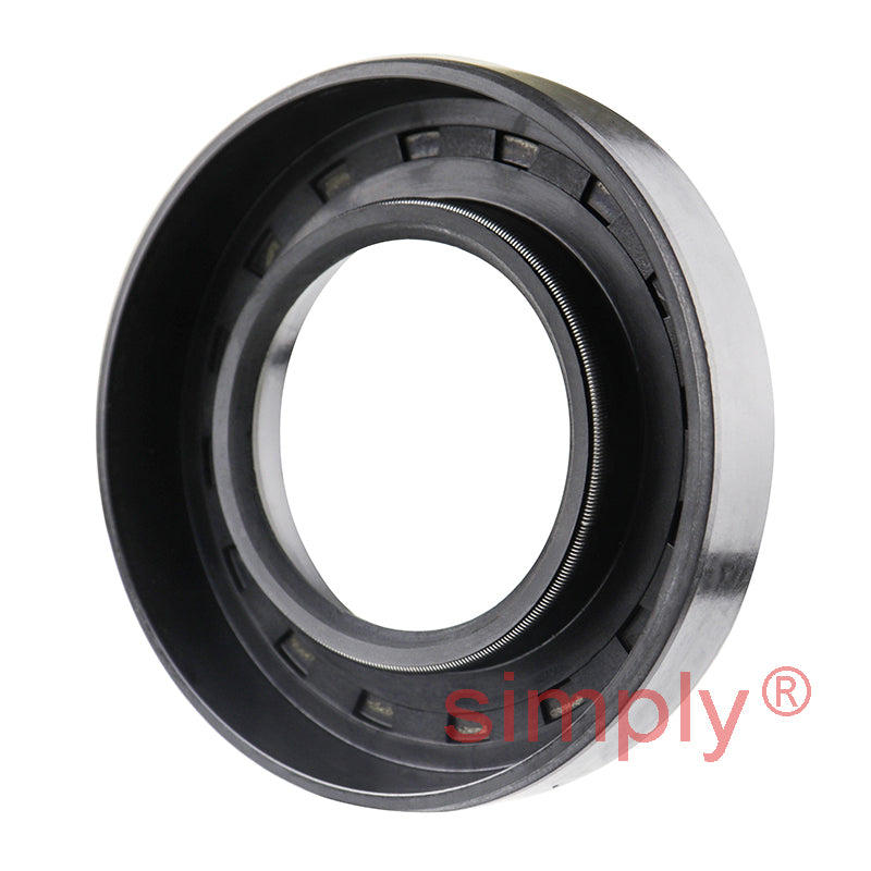 1.37x2.5x0.5 inch Nitrile Rubber Single Lip Rotary Shaft Oil Seal with Garter Spring R21 / SC Style