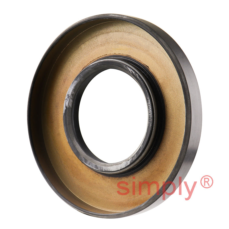 1.37x2.83x0.37 inch Nitrile Rubber Double Lip Rotary Shaft Oil Seal with Garter Spring R23 / TC Style