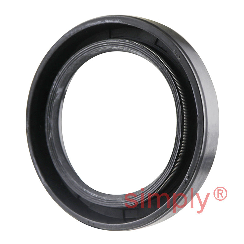 1.37x2x0.31 inch Nitrile Rubber Single Lip Rotary Shaft Oil Seal with Garter Spring R21 / SC Style