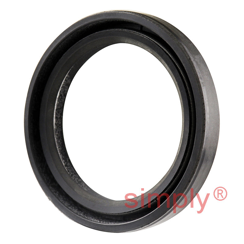 1.56x2.12x0.31 inch Nitrile Rubber Double Lip Rotary Shaft Oil Seal with Garter Spring R23 / TC Style