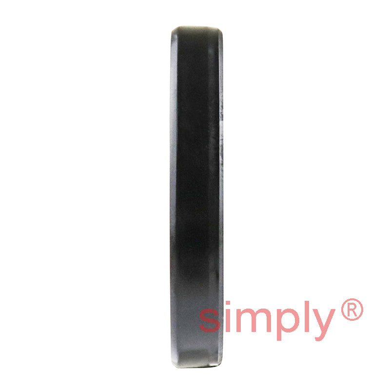 1.56x2.37x0.37 inch Nitrile Rubber Single Lip Rotary Shaft Oil Seal with Garter Spring R21 / SC