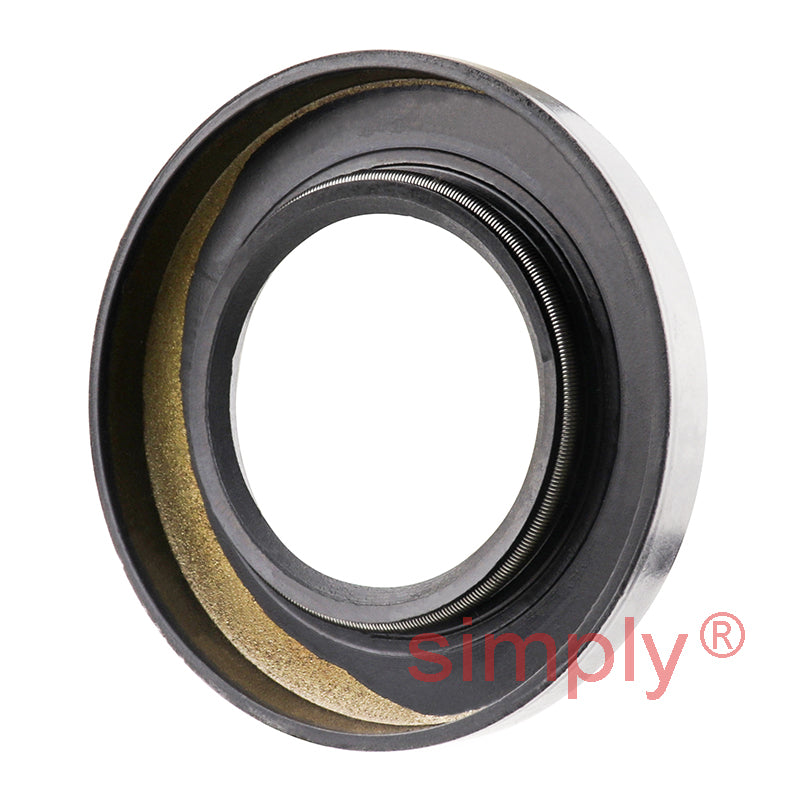 1.56x2.75x0.37 inch Nitrile Rubber Single Lip Rotary Shaft Oil Seal with Garter Spring R21 / SC
