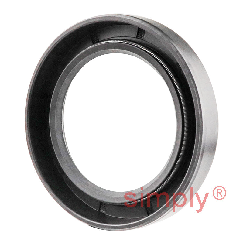 1.5x2.25x0.37 inch Nitrile Rubber Single Lip Rotary Shaft Oil Seal with Garter Spring R21 / SC