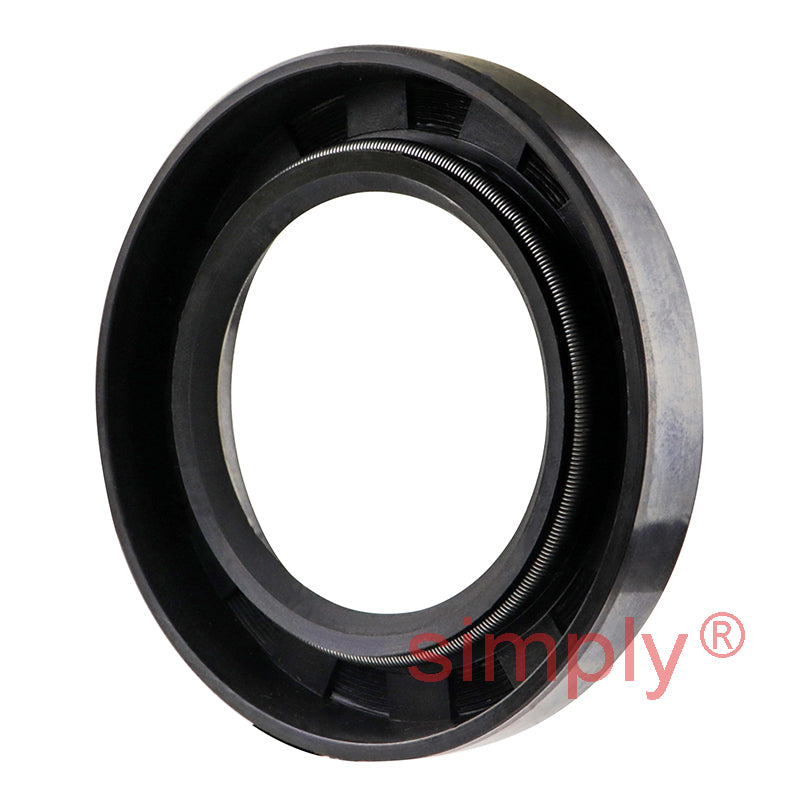 1.5x2.37x0.37 inch Nitrile Rubber Single Lip Rotary Shaft Oil Seal with Garter Spring R21 / SC