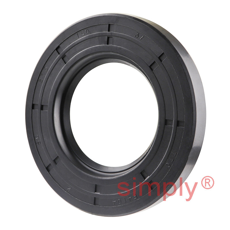 1.5x2.75x0.37 inch Nitrile Rubber Single Lip Rotary Shaft Oil Seal with Garter Spring R21 / SC