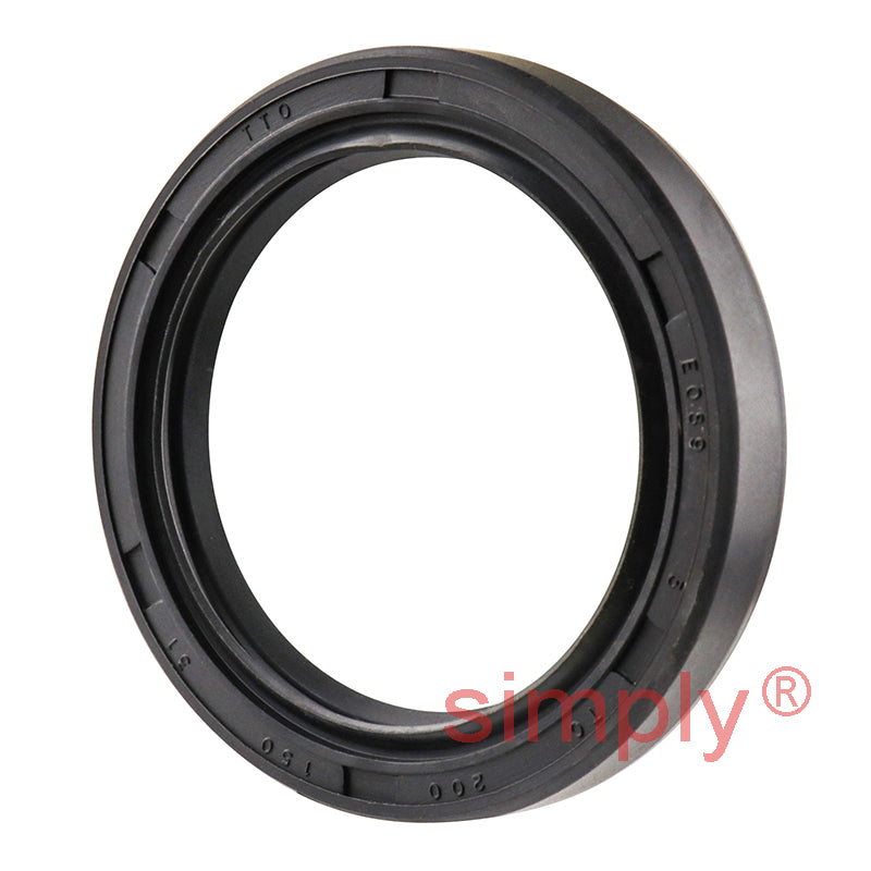 1.5x2x0.31 inch Nitrile Rubber Double Lip Rotary Shaft Oil Seal with Garter Spring R23 / TC Style