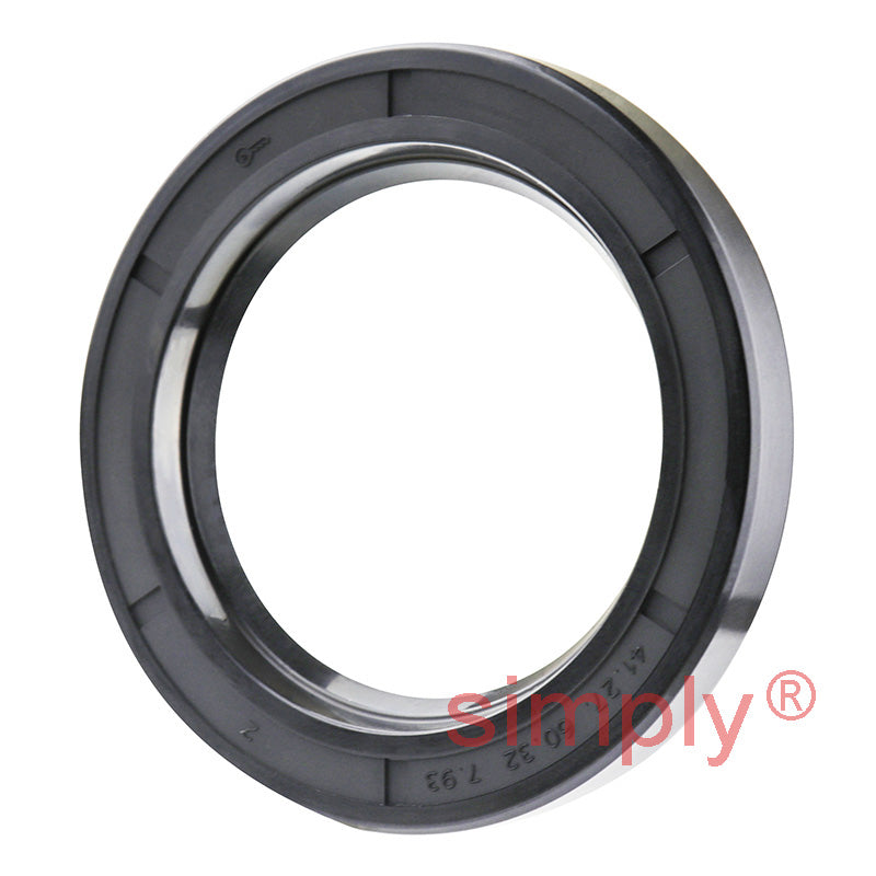 1.62x2.37x0.31 inch Nitrile Rubber Single Lip Rotary Shaft Oil Seal with Garter Spring R21 / SC