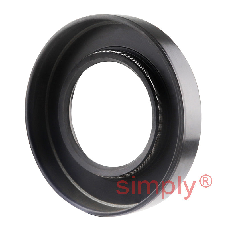 1.62x2.87x0.5 inch Nitrile Rubber Single Lip Rotary Shaft Oil Seal with Garter Spring R21 / SC