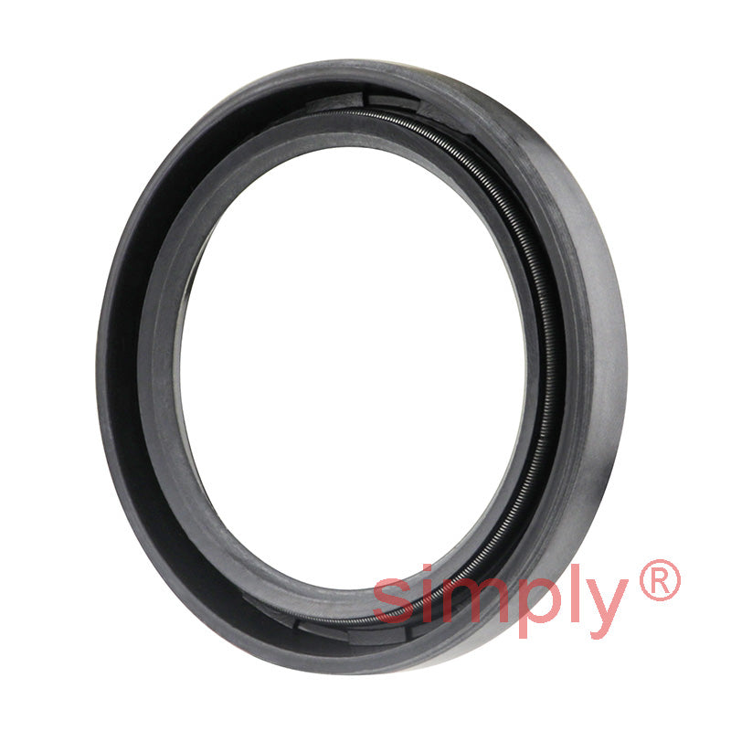 1.68x2.25x0.31 inch Nitrile Rubber Single Lip Rotary Shaft Oil Seal with Garter Spring R21 / SC