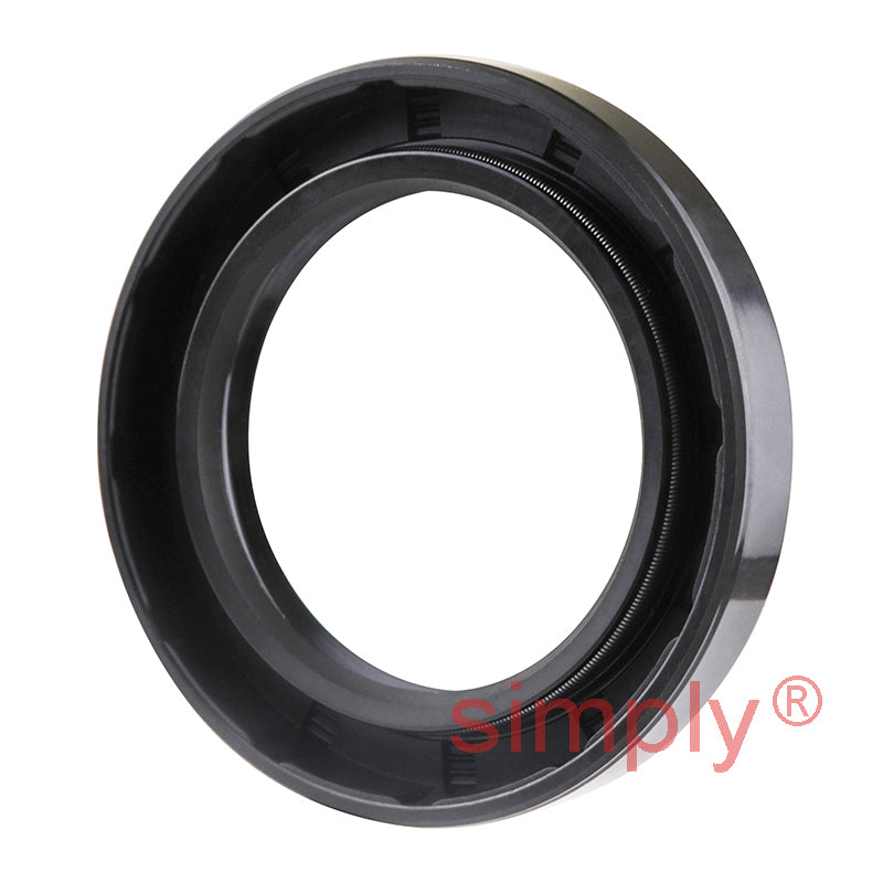 1.68x2.5x0.37 inch Nitrile Rubber Double Lip Rotary Shaft Oil Seal with Garter Spring R23 / TC Style