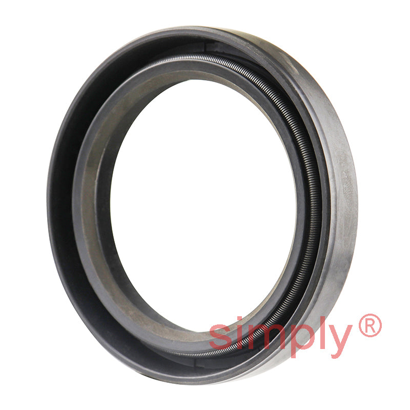 1.75x2.37x0.37 inch Nitrile Rubber Double Lip Rotary Shaft Oil Seal with Garter Spring R23 / TC Style