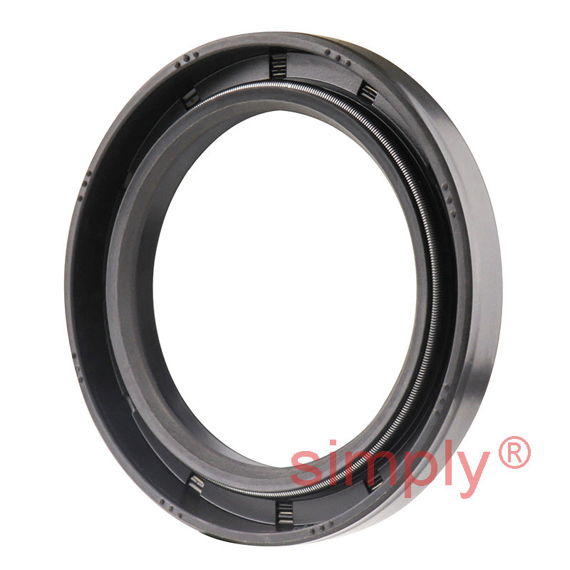 1.75x2.43x0.31 inch Nitrile Rubber Double Lip Rotary Shaft Oil Seal with Garter Spring R23 / TC Style