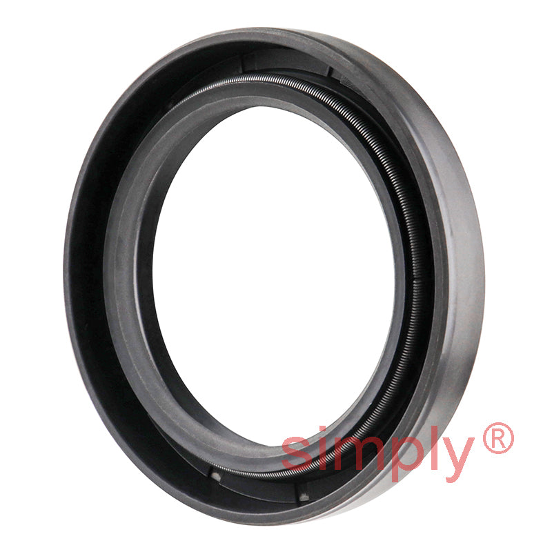 1.86x2.62x0.37 inch Nitrile Rubber Single Lip Rotary Shaft Oil Seal with Garter Spring R23 / TC