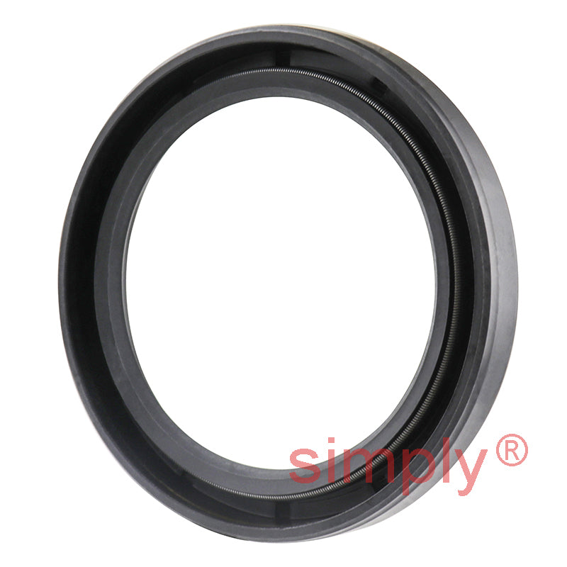 1.87x2.5x0.31 inch Nitrile Rubber Single Lip Rotary Shaft Oil Seal with Garter Spring R21 / SC