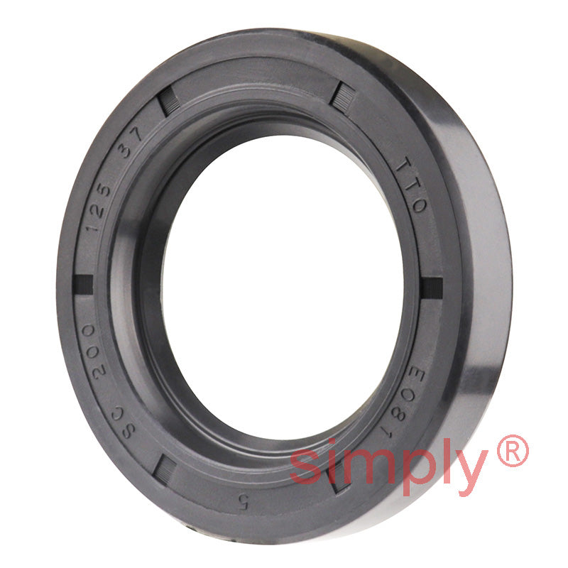 1.87x2.62x0.37 inch Nitrile Rubber Single Lip Rotary Shaft Oil Seal with Garter Spring R21 / SC Style