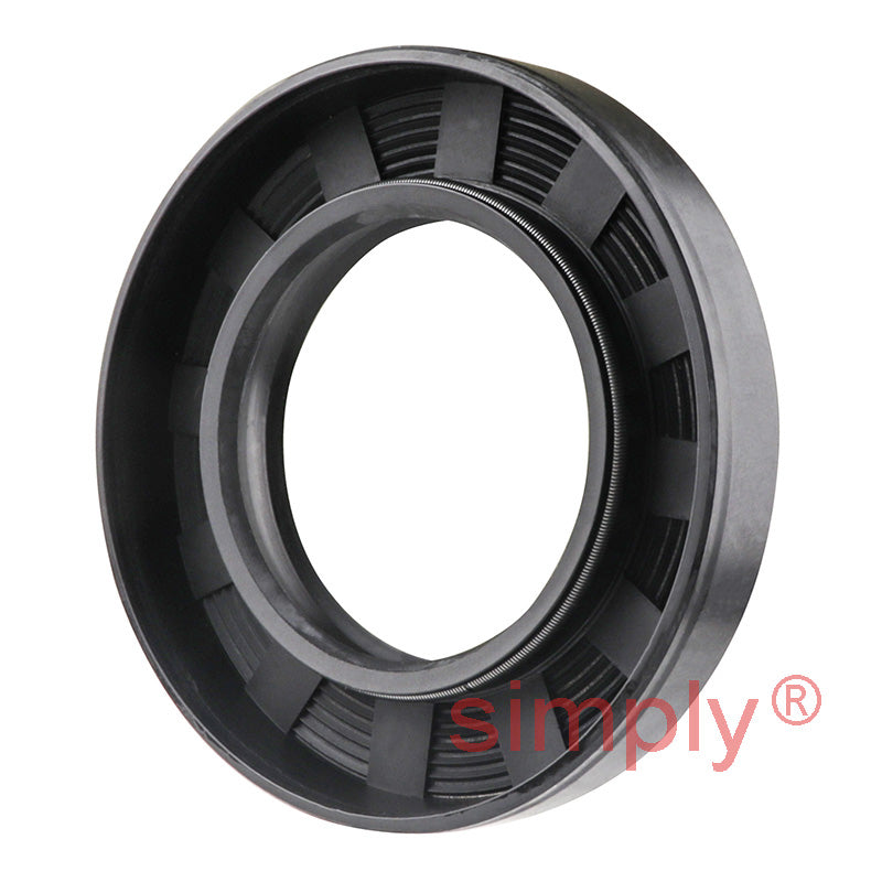1.87x3.18x0.5 inch Nitrile Rubber Double Lip Rotary Shaft Oil Seal with Garter Spring R23 / TC Style