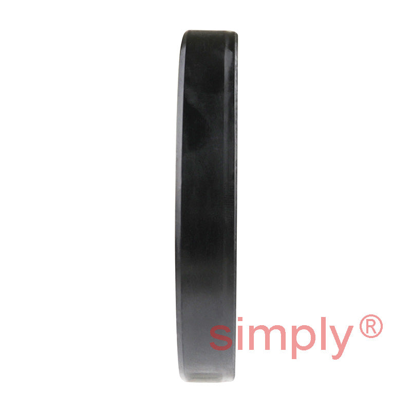 1.87x3.18x0.5 inch Nitrile Rubber Double Lip Rotary Shaft Oil Seal with Garter Spring R23 / TC Style