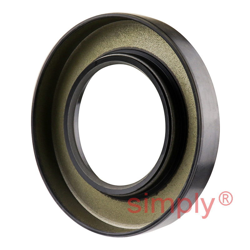 1.87x3.25x0.5 inch Nitrile Rubber Single Lip Rotary Shaft Oil Seal with Garter Spring R21 / SC