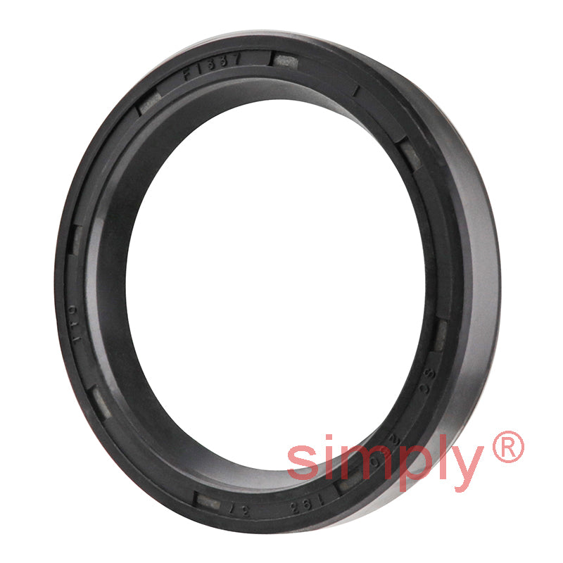 1.93x2.5x0.37 inch Nitrile Rubber Single Lip Rotary Shaft Oil Seal with Garter Spring R21 / SC
