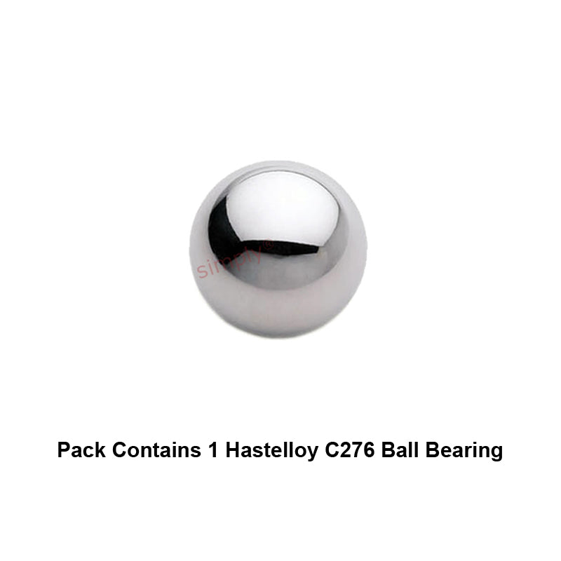 3/16 inch Diameter Hastelloy C276 Ball - Allow 2-3 Days