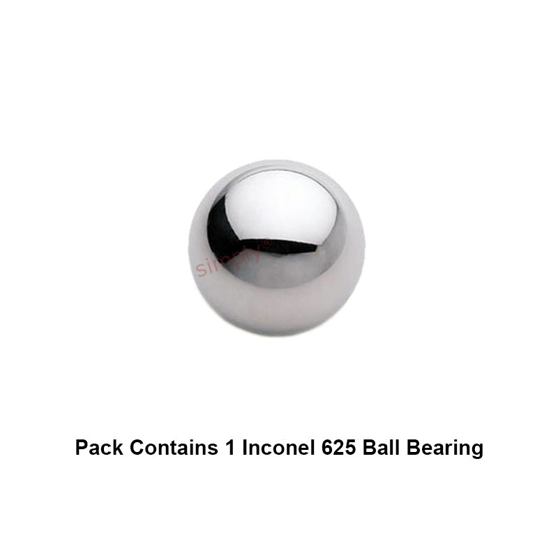 15mm Diameter Inconel 625 Ball - Allow 1-2 Days