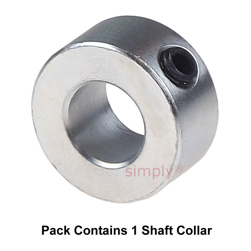CABUI175ZSW Zinc Plated En8 Steel Shaft Collar 1-3/4x2-5/8x7/8 inch with Set Screw