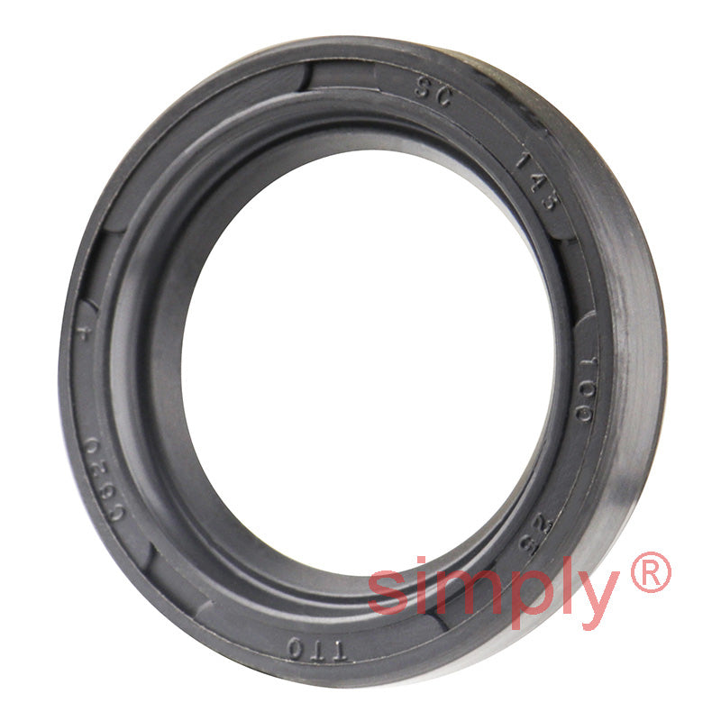 1x1.43x0.25 inch Nitrile Rubber Single Lip Rotary Shaft Oil Seal with Garter Spring R21 / SC