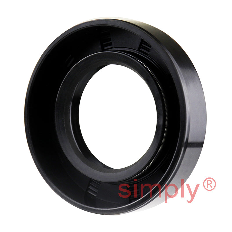 1x1.75x0.37 inch Nitrile Rubber Double Lip Rotary Shaft Oil Seal with Garter Spring R23 / TC Style