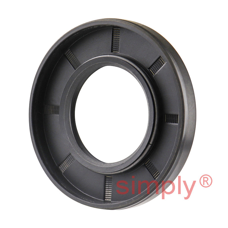 1x1.87x0.25 inch Nitrile Rubber Double Lip Rotary Shaft Oil Seal with Garter Spring R23 / TC Style