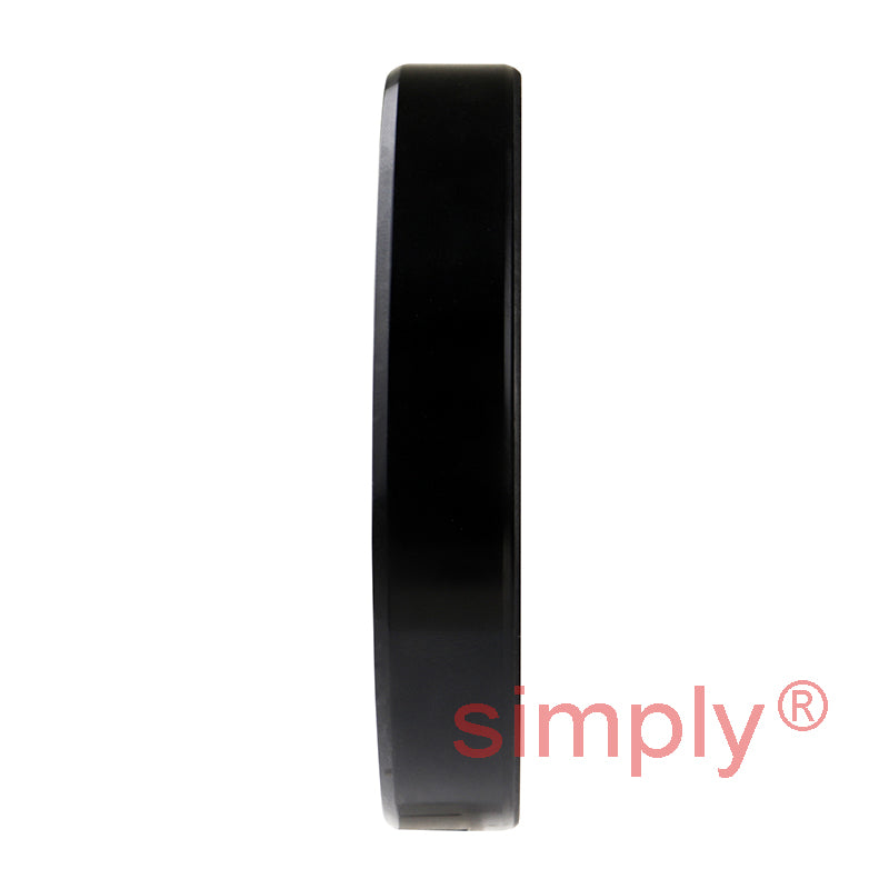 1x2.06x0.37 inch Nitrile Rubber Double Lip Rotary Shaft Oil Seal with Garter Spring R23 / TC Style