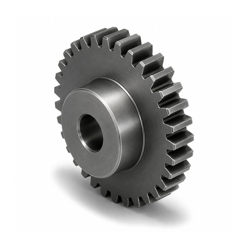 SS20DP/25B-0.375 Imperial EN8 Steel Spur Gear 25 Tooth 20 DP Bored 0.375 inch (H8)