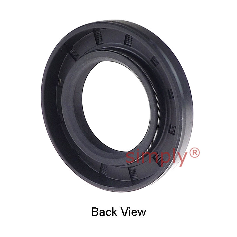 25x44x7mm Nitrile Rubber Double Lip Rotary Shaft Oil Seal with Garter Spring TC / R23