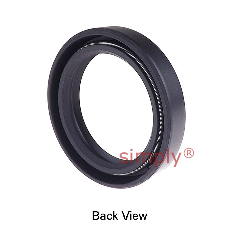 27x37x7mm Nitrile Rubber Double Lip Rotary Shaft Oil Seal with Garter Spring TC / R23
