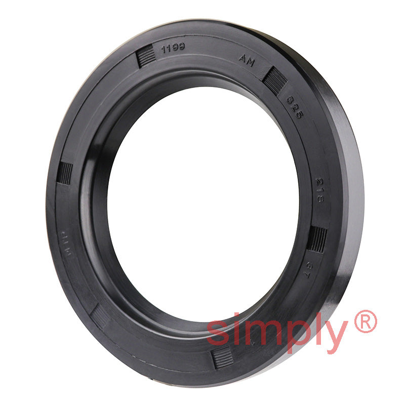 2.18x3.25x0.37 inch Nitrile Rubber Single Lip Rotary Shaft Oil Seal with Garter Spring R21 / SC