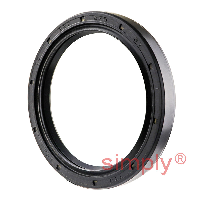 2.25x2.87x0.37 inch Nitrile Rubber Double Lip Rotary Shaft Oil Seal with Garter Spring R23 / TC Style