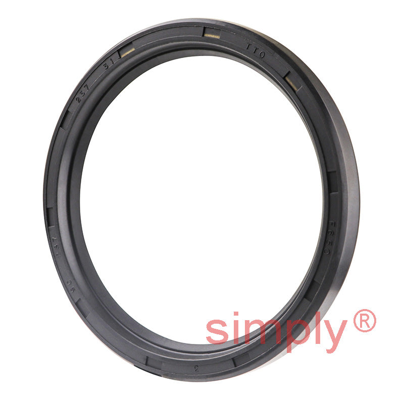 2.37x2.87x0.31 inch Nitrile Rubber Single Lip Rotary Shaft Oil Seal with Garter Spring R21 / SC