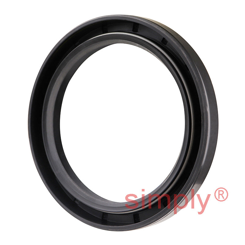 2.37x3.12x0.37 inch Nitrile Rubber Double Lip Rotary Shaft Oil Seal with Garter Spring R23 / TC Style