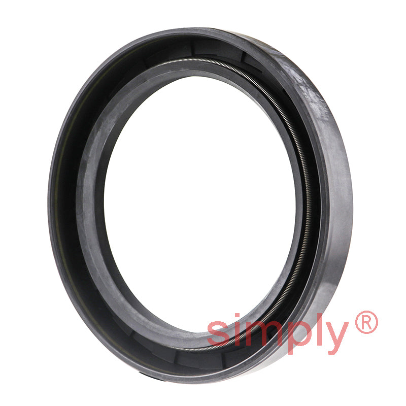 2.43x3.25x0.43 inch Nitrile Rubber Double Lip Rotary Shaft Oil Seal with Garter Spring R23 / TC Style