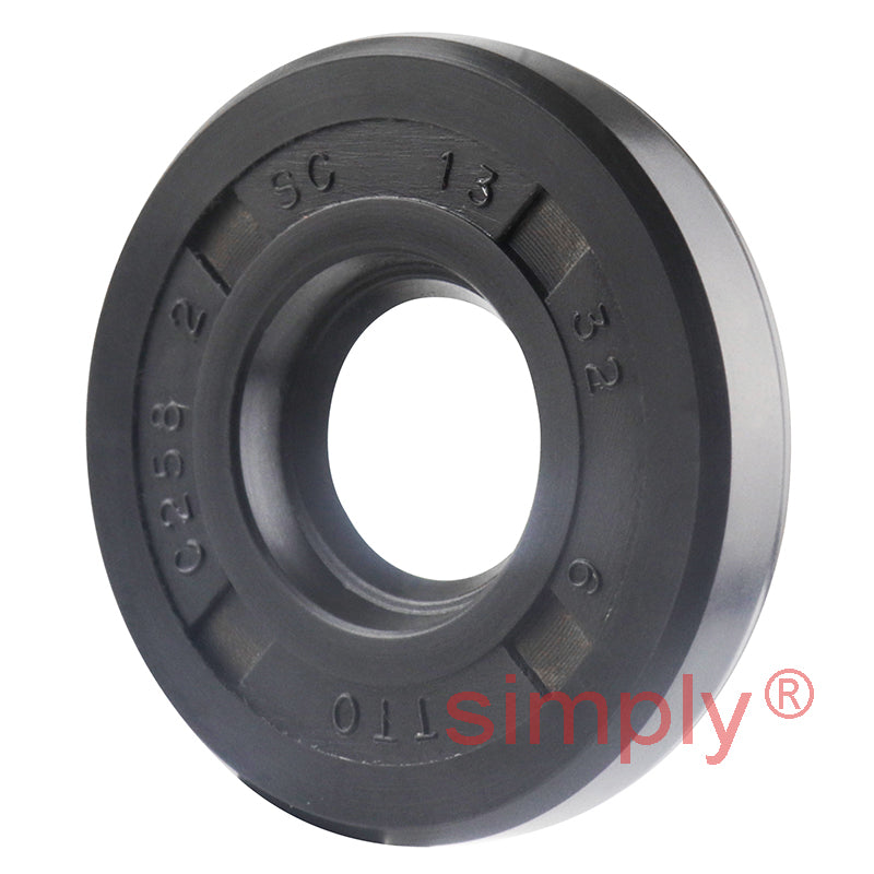2.5x3.5x0.5 inch Nitrile Rubber Double Lip Rotary Shaft Oil Seal with Garter Spring R23 / TC Style