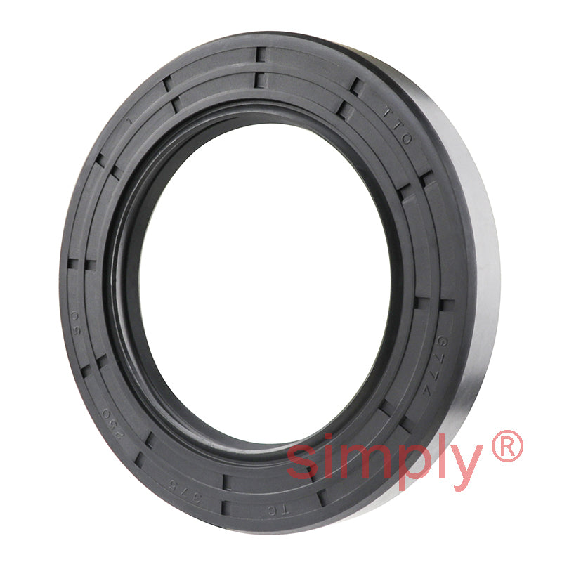 2.5x3.75x0.5 inch Nitrile Rubber Double Lip Rotary Shaft Oil Seal with Garter Spring R23 / TC Style