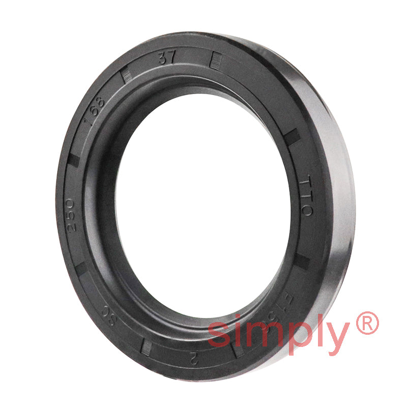 2.5x3.87x0.25 inch Nitrile Rubber Single Lip Rotary Shaft Oil Seal with Garter Spring R21 / SC Style