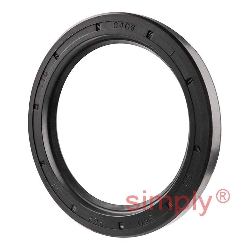 2.62x3.5x0.37 inch Nitrile Rubber Single Lip Rotary Shaft Oil Seal with Garter Spring R21 / SC
