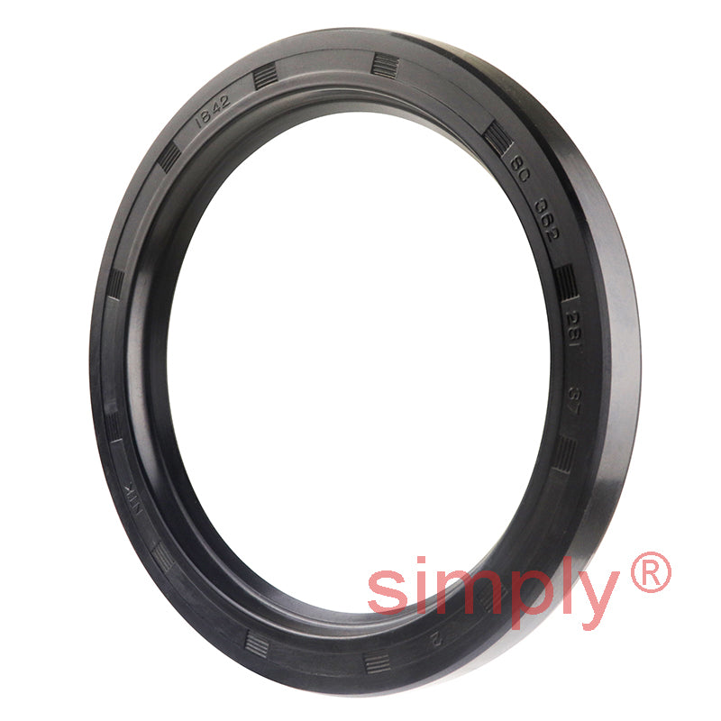 2.81x3.62x0.37 inch Nitrile Rubber Single Lip Rotary Shaft Oil Seal with Garter Spring R21 / SC
