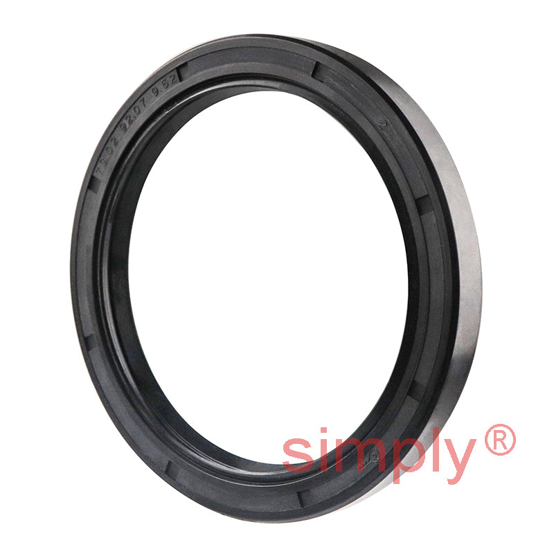 2.87x3.62x0.31 inch Nitrile Rubber Single Lip Rotary Shaft Oil Seal with Garter Spring R21 / SC