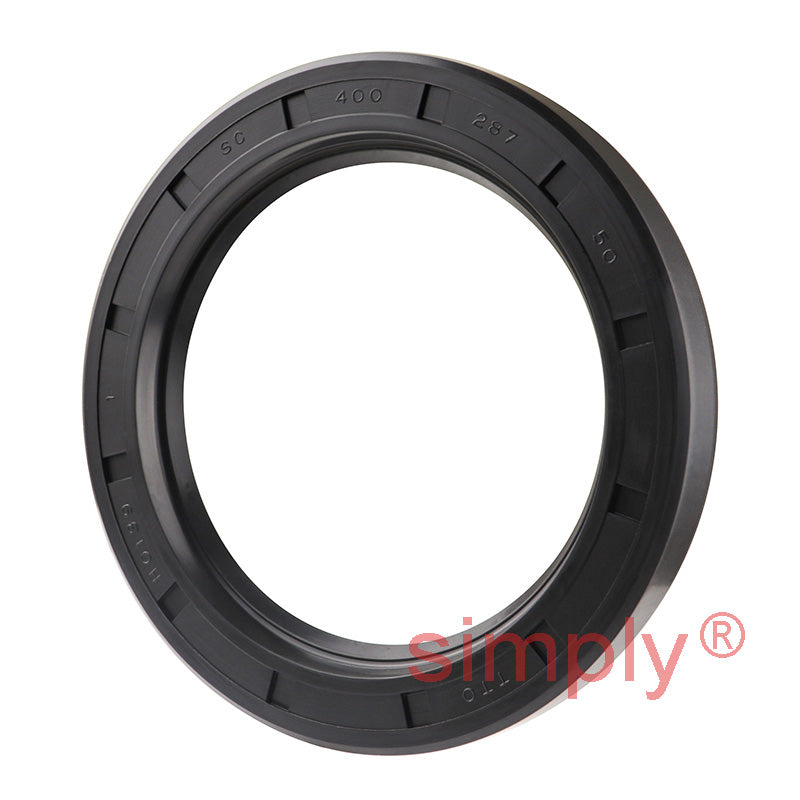 2.87x4x0.5 inch Nitrile Rubber Single Lip Rotary Shaft Oil Seal with Garter Spring R21 / SC