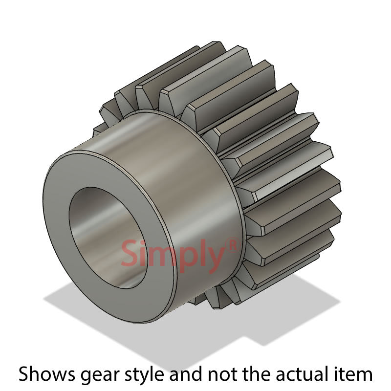 SS20/55B-16 Metric EN8 Spur Gear 55 Tooth 2 Mod Pilot Bored 16mm (H8)