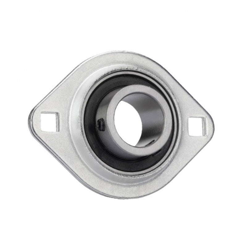 SBPFL208-25 Oval 2 Bolt Pressed Steel Bearing Housing with 1-9/16 inch insert