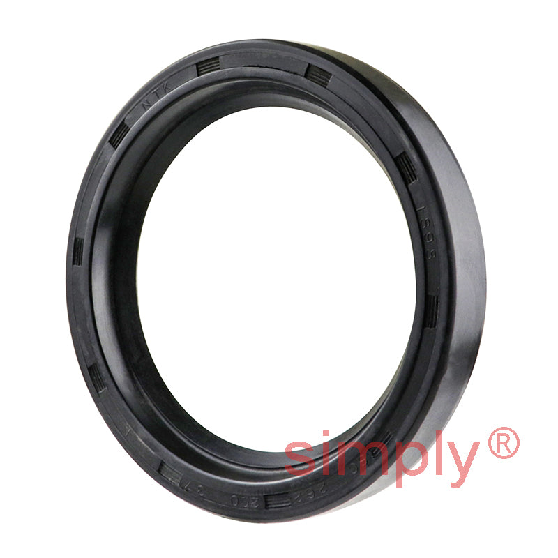 2x2.62x0.37 inch Nitrile Rubber Single Lip Rotary Shaft Oil Seal with Garter Spring R21 / SC
